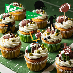 QZYL baby shower sports theme table decoration adds festive details.