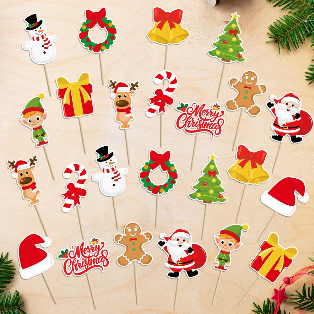 QZYL Elf cupcake topper brings whimsical flair to holiday desserts.