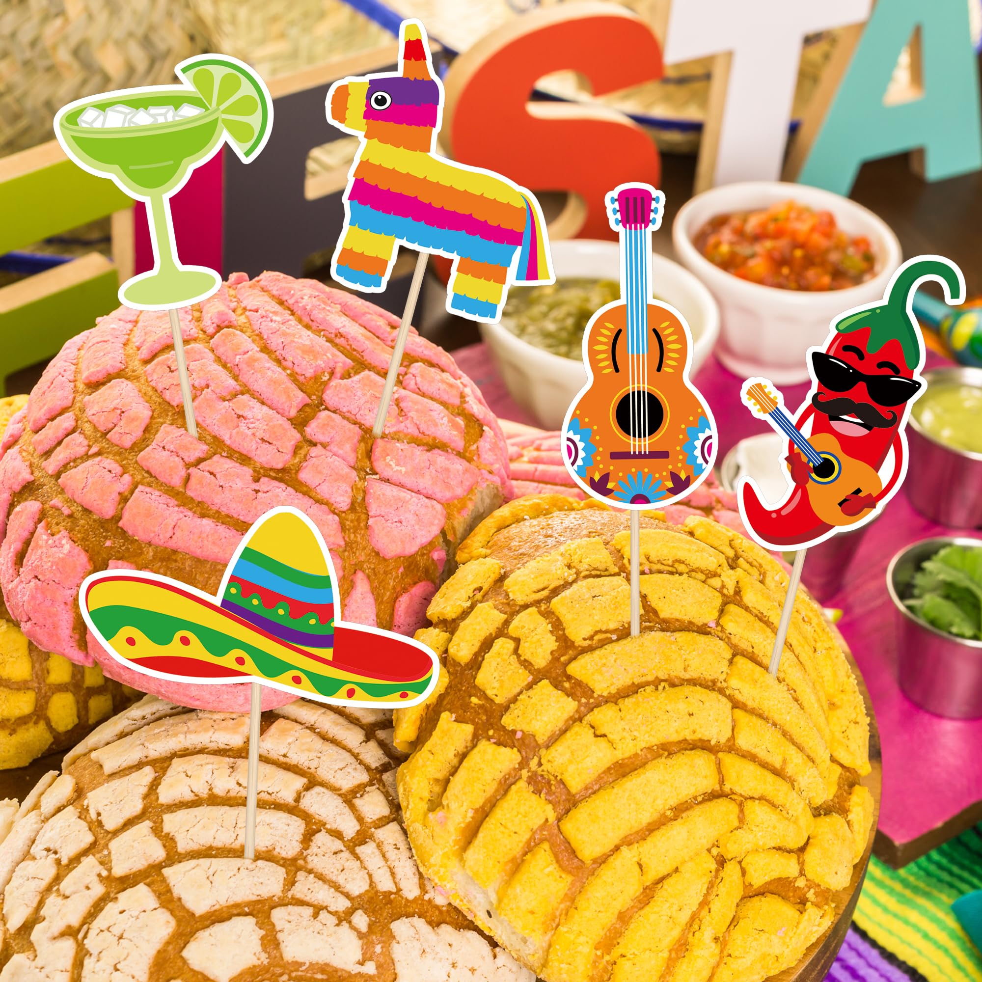 QZYL avocado topper provides playful accents for cupcakes.