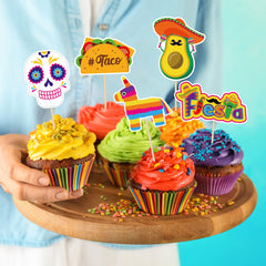 QZYL cactus topper brings lively color to desserts.