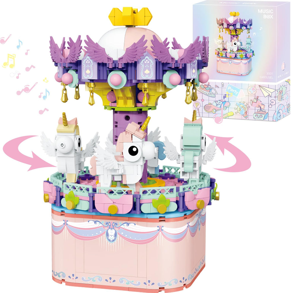 R HOME STORE music box building toys assembly view for creative play
