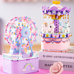 R HOME STORE Music Box Building Toys dream ferris wheel design sparks imagination