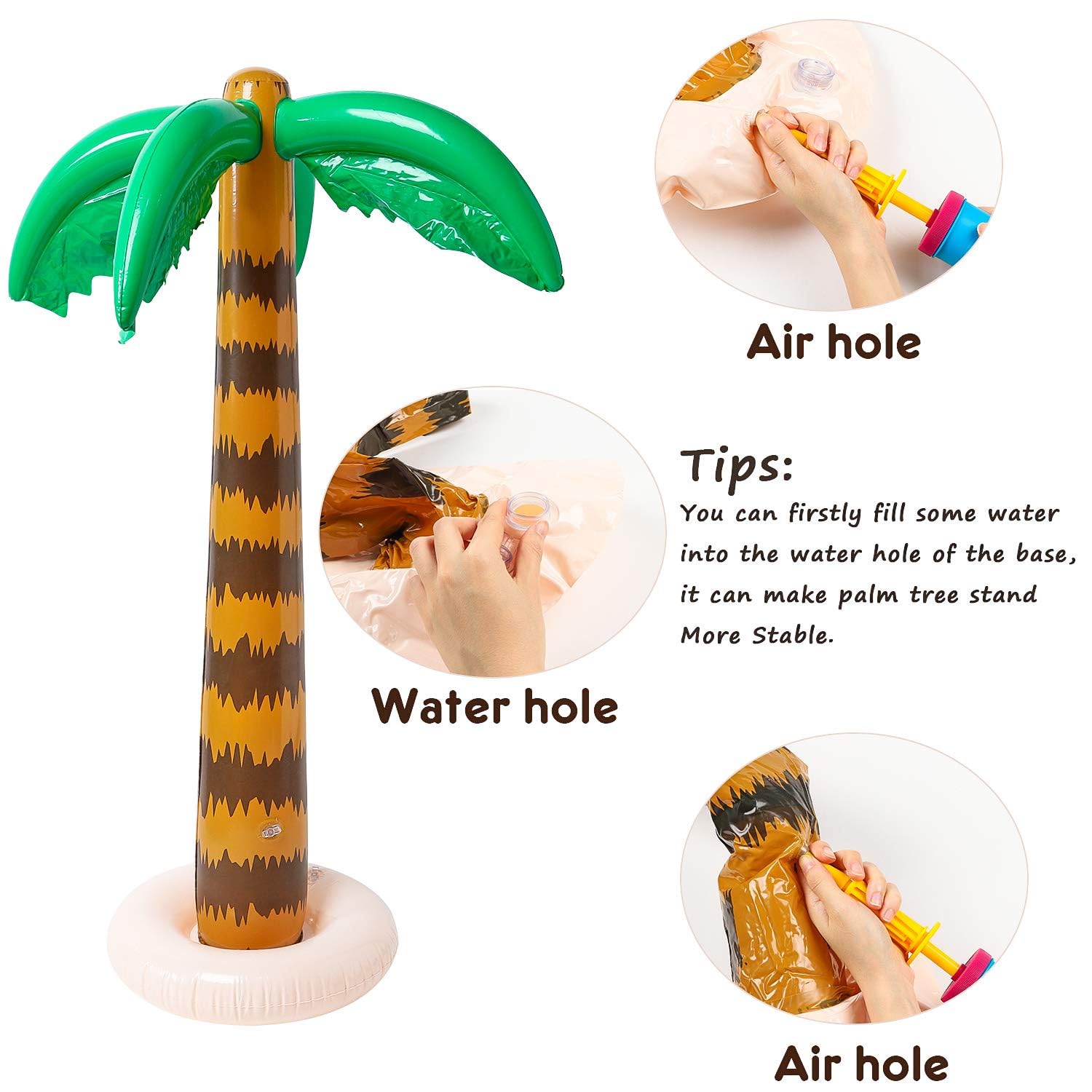 R HORSE beach ball inflatable creates vibrant water party decor and games.