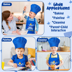 R HORSE grill master in training design inspires kids during cooking.
