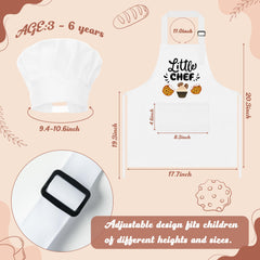 R HORSE adjustable neck strap on apron provides a comfortable fit for growing kids.