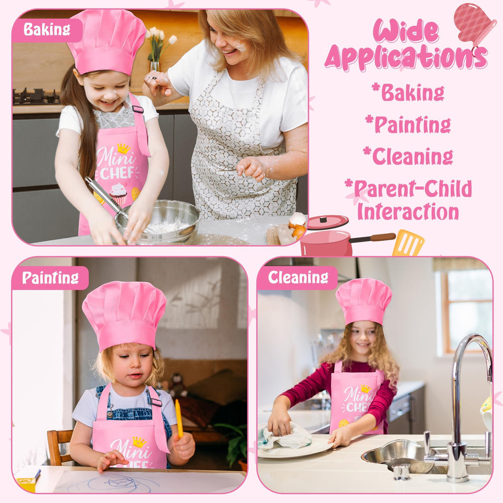 R HORSE kid chef hat with patterns detail encourages imaginative play