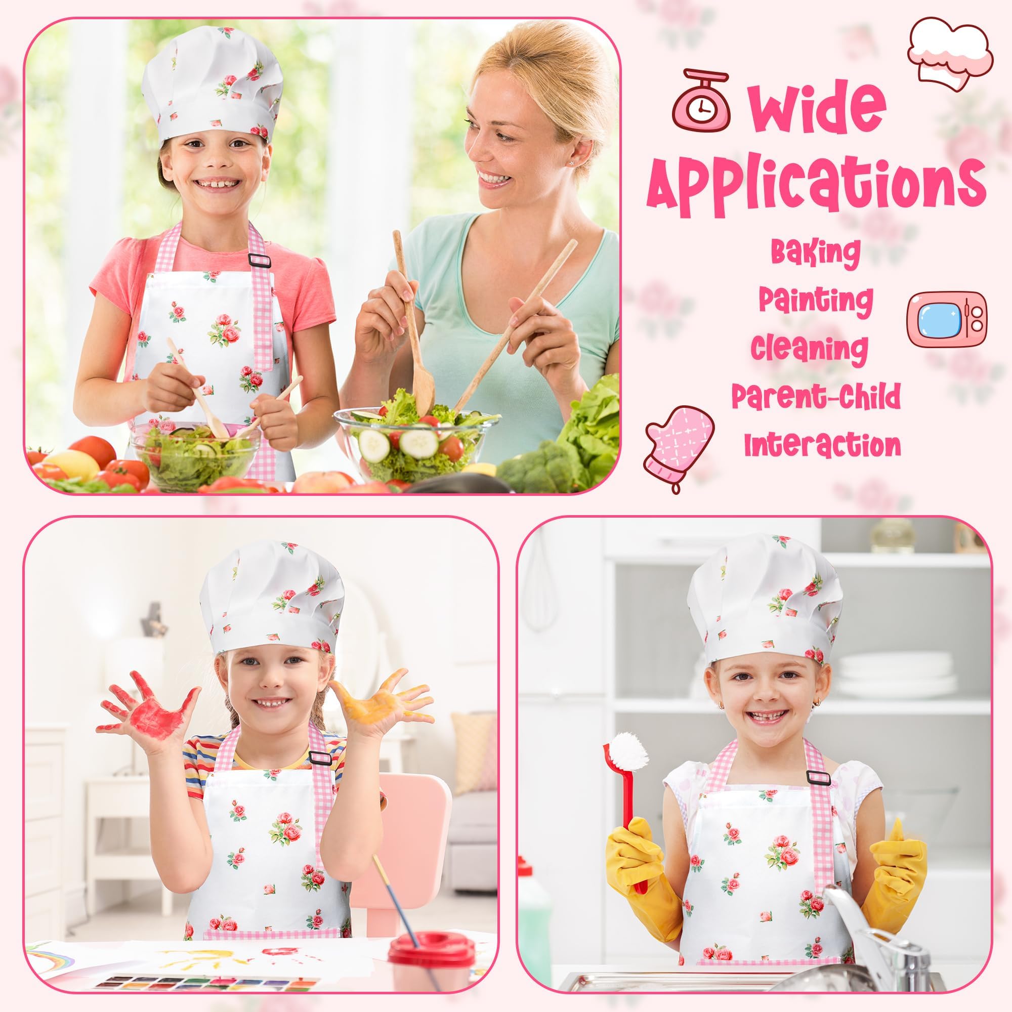 Lightweight and soft, comfortable during long pretend cooking sessions.