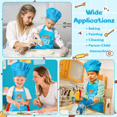 R HORSE playtime kitchen fun with kid apron and hat for creative cooking