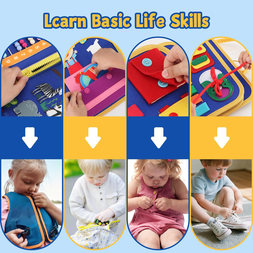 R RUCKERCO Busy Book alphabet match supports early literacy play