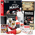 RA MAGIC SHOP Amazing Magic Set with 60 tricks and durable props for confident performances