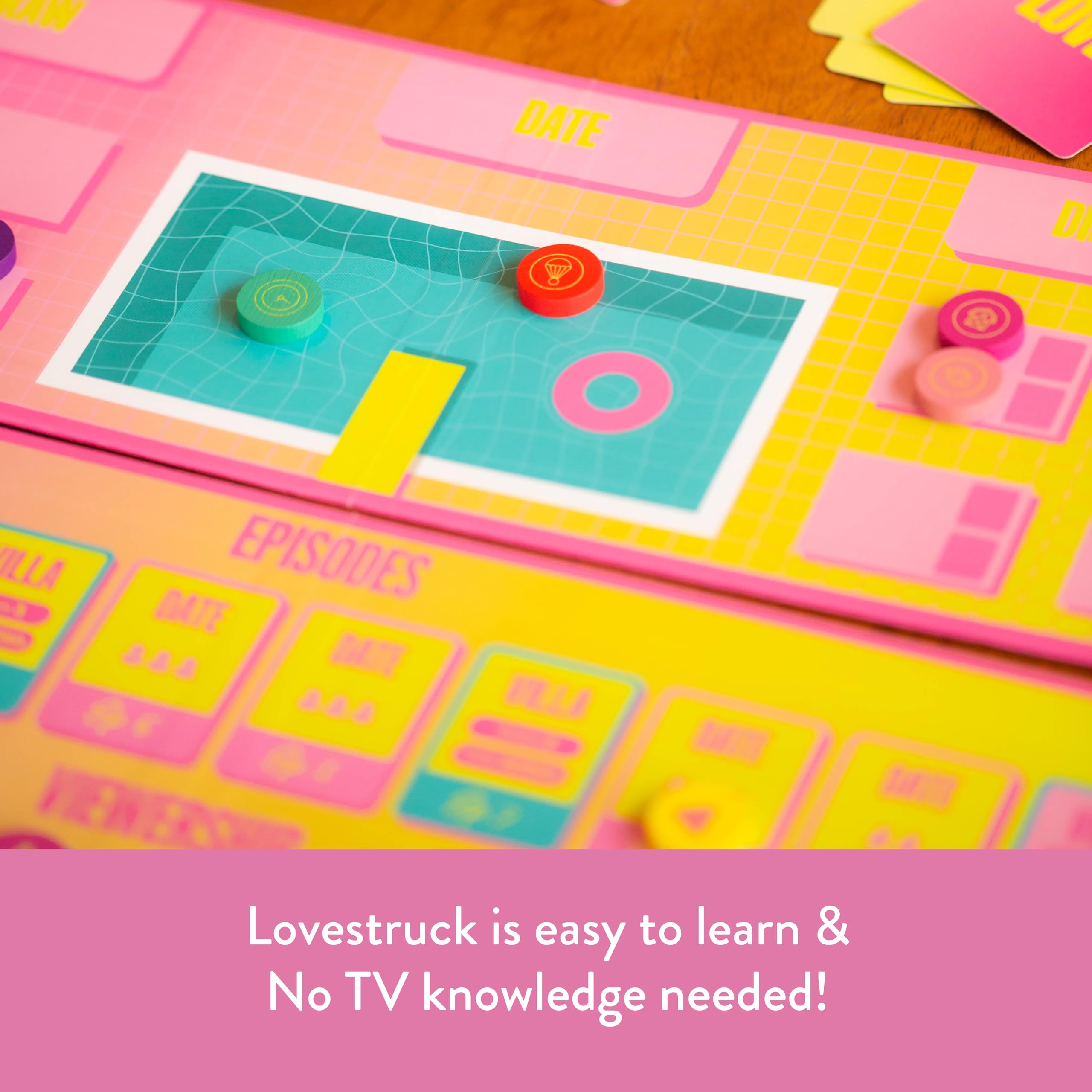 Rabble Lovestruck full game set ready for 5-10 players.