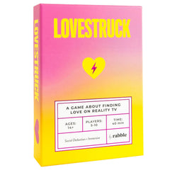 Rabble Lovestruck game board ready for group play and social deduction.