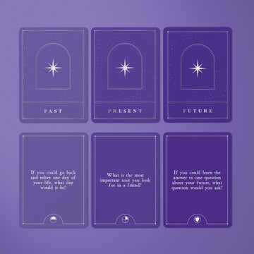 Rabble Sparks silver foil cards gift edition with elegant illustrations