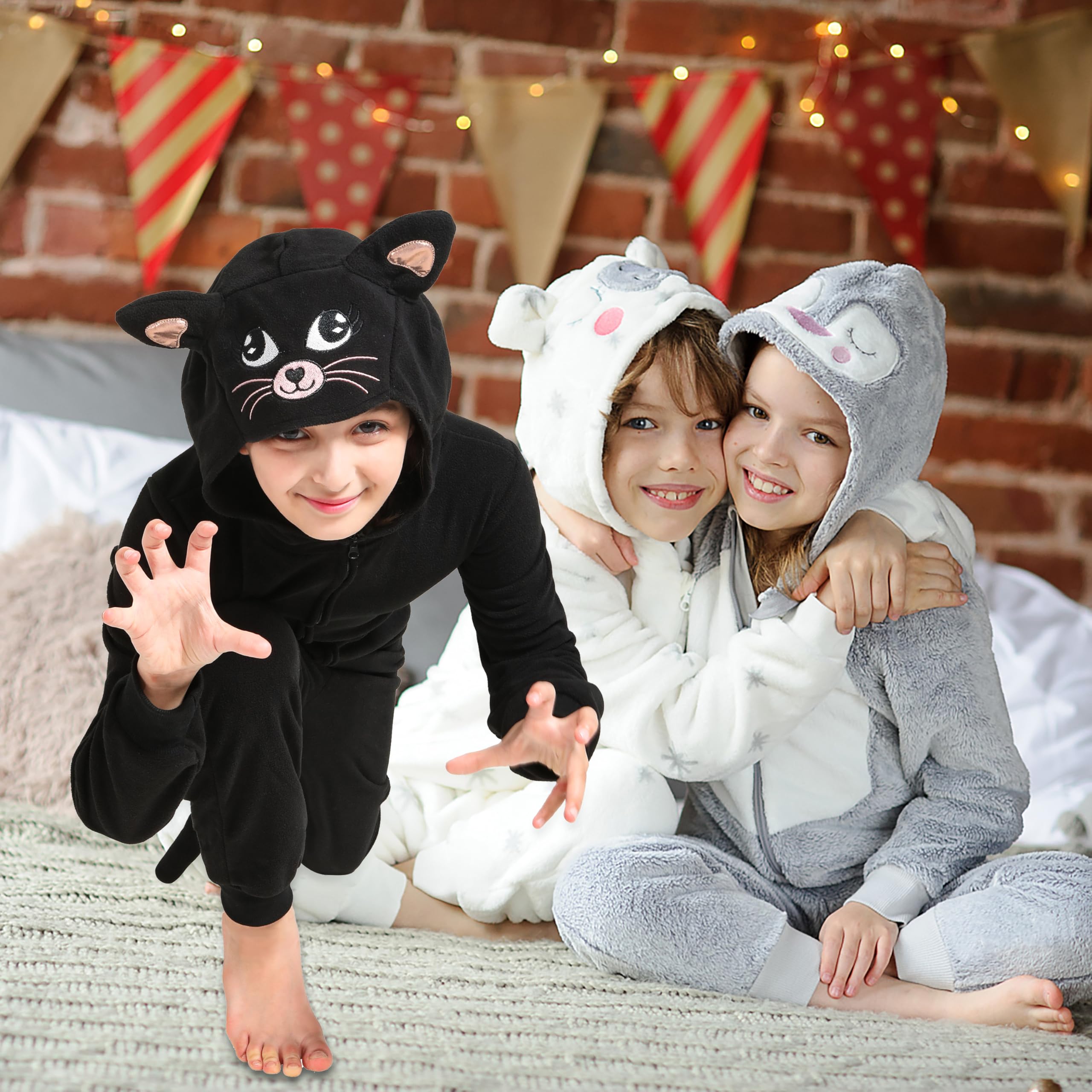 Rabtero Kids Cat Costume ears headpiece for cute Halloween vibes