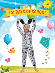 Rabtero Dalmatian Costume detachable tail enhances playful dress up and versatility