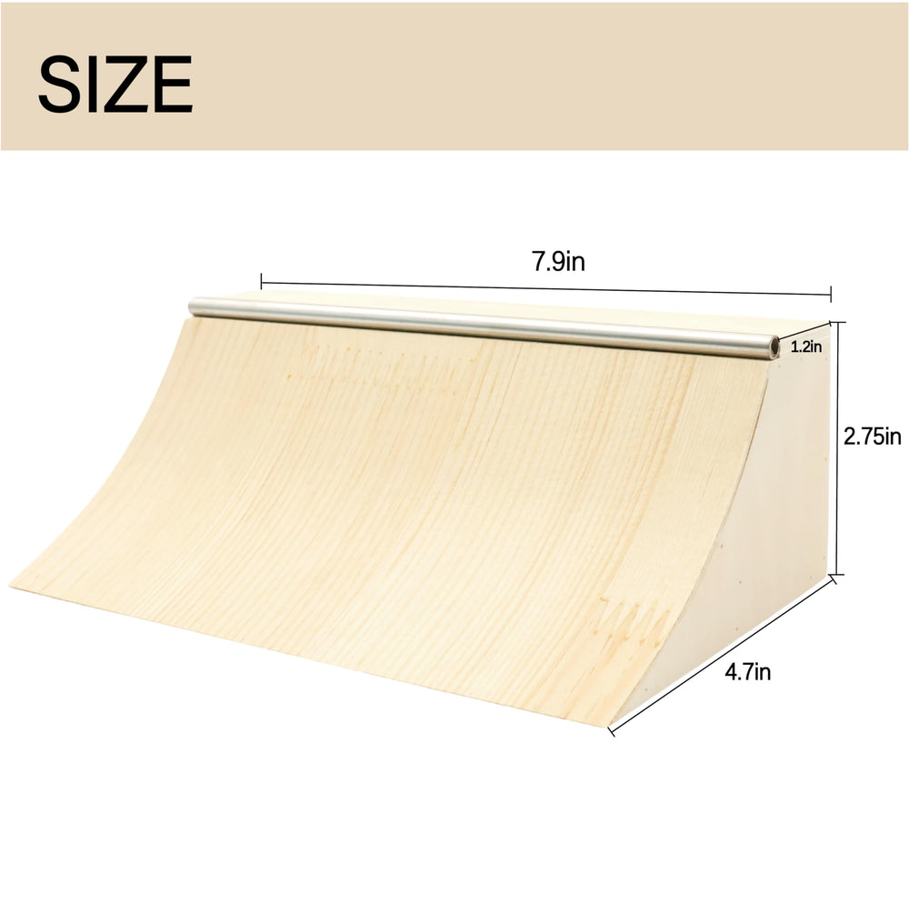RACOFSB ramp includes stainless steel rods for sturdy, wobble-free sessions.