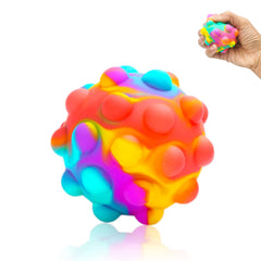 RadBizz Push Pop Ball portable and travel-friendly for on-the-go play.