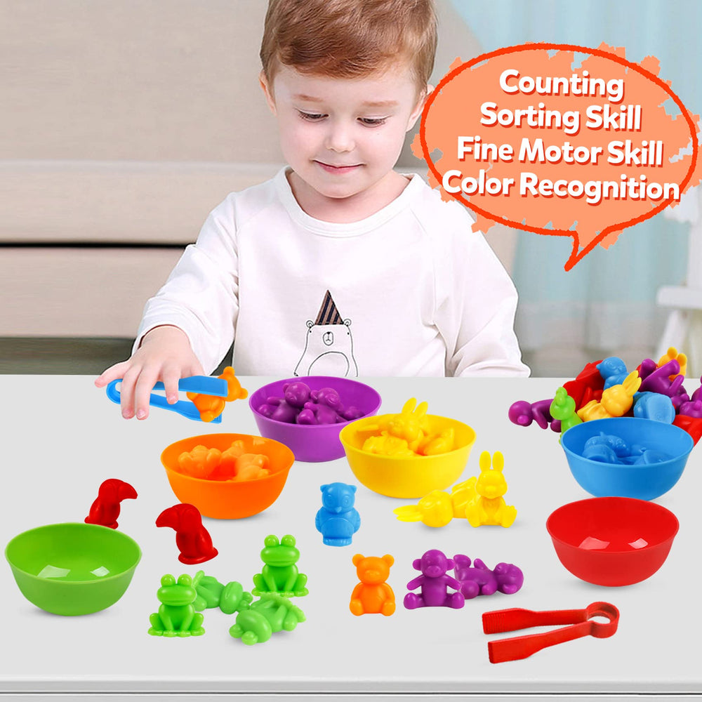RAEQKS animal matching toys offer diverse animals for imaginative learning.