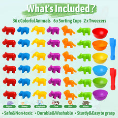 RAEQKS storage bucket keeps pieces organized after learning activities.