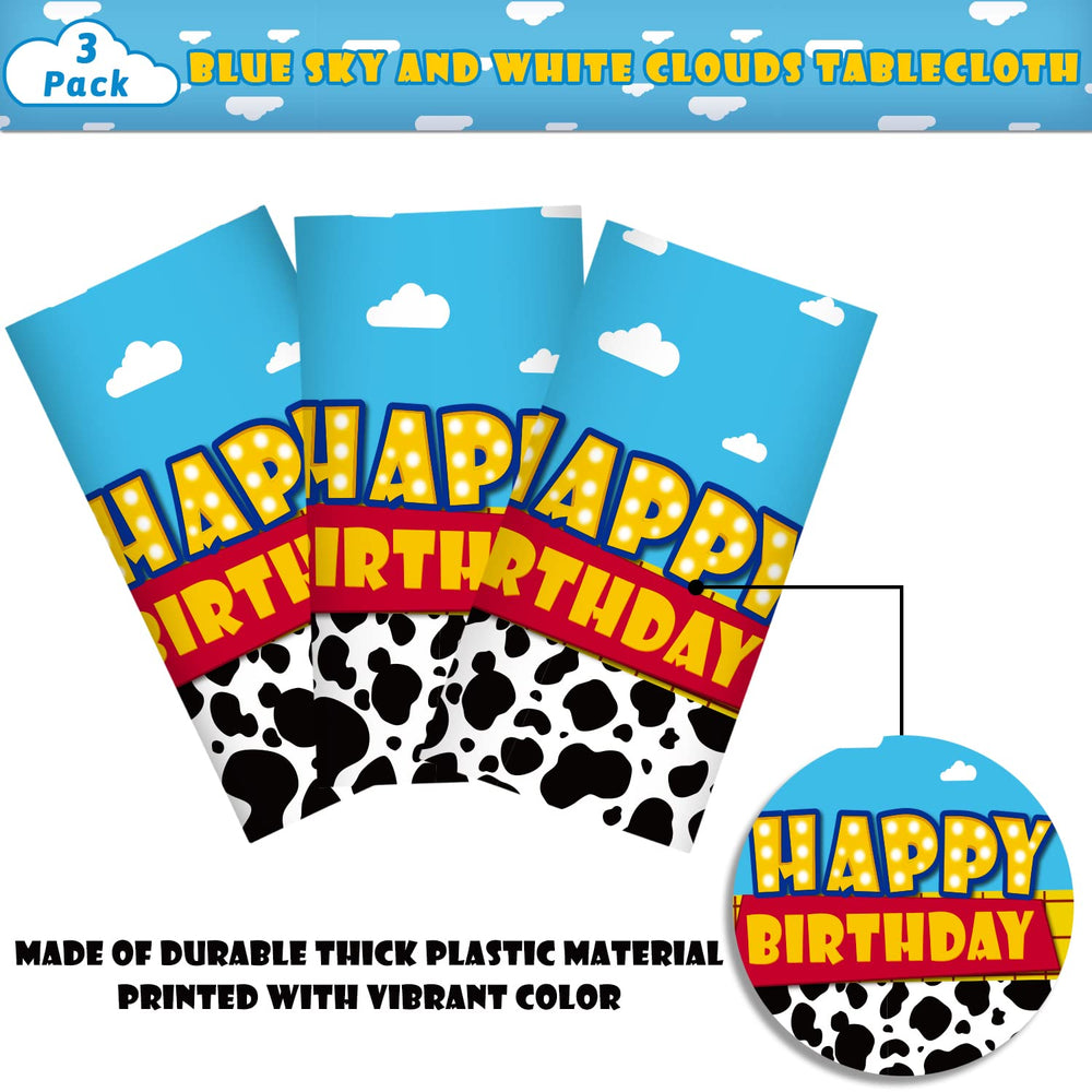 Ragnhild cartoon story birthday tablecover, waterproof and easy to spill-clean.
