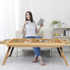 RAGOZONERY puzzle board family game night ready setup