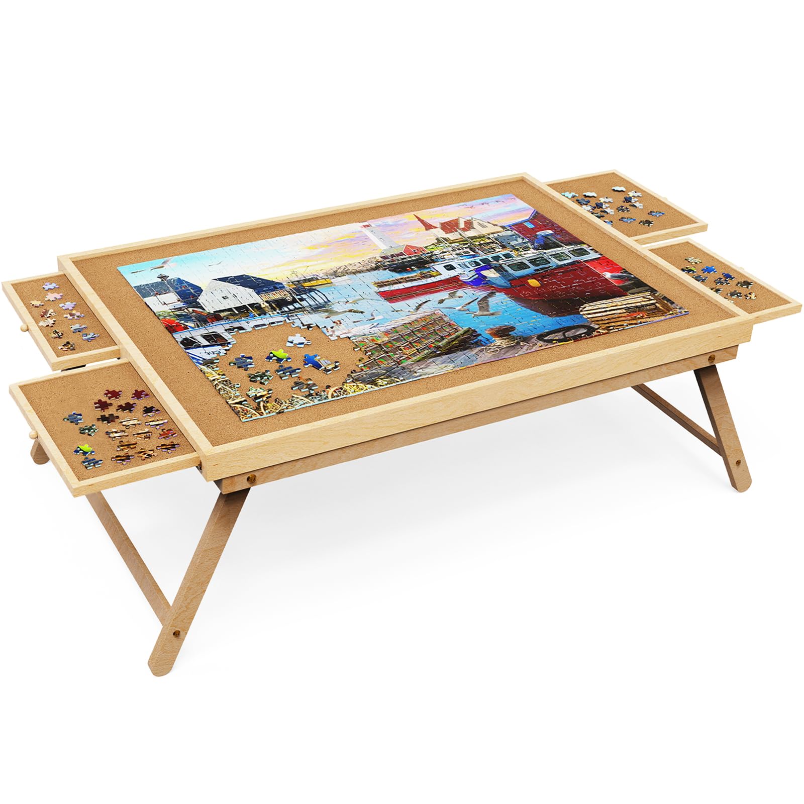 RAGOZONERY puzzle board with large surface for seamless 2000-piece assembly