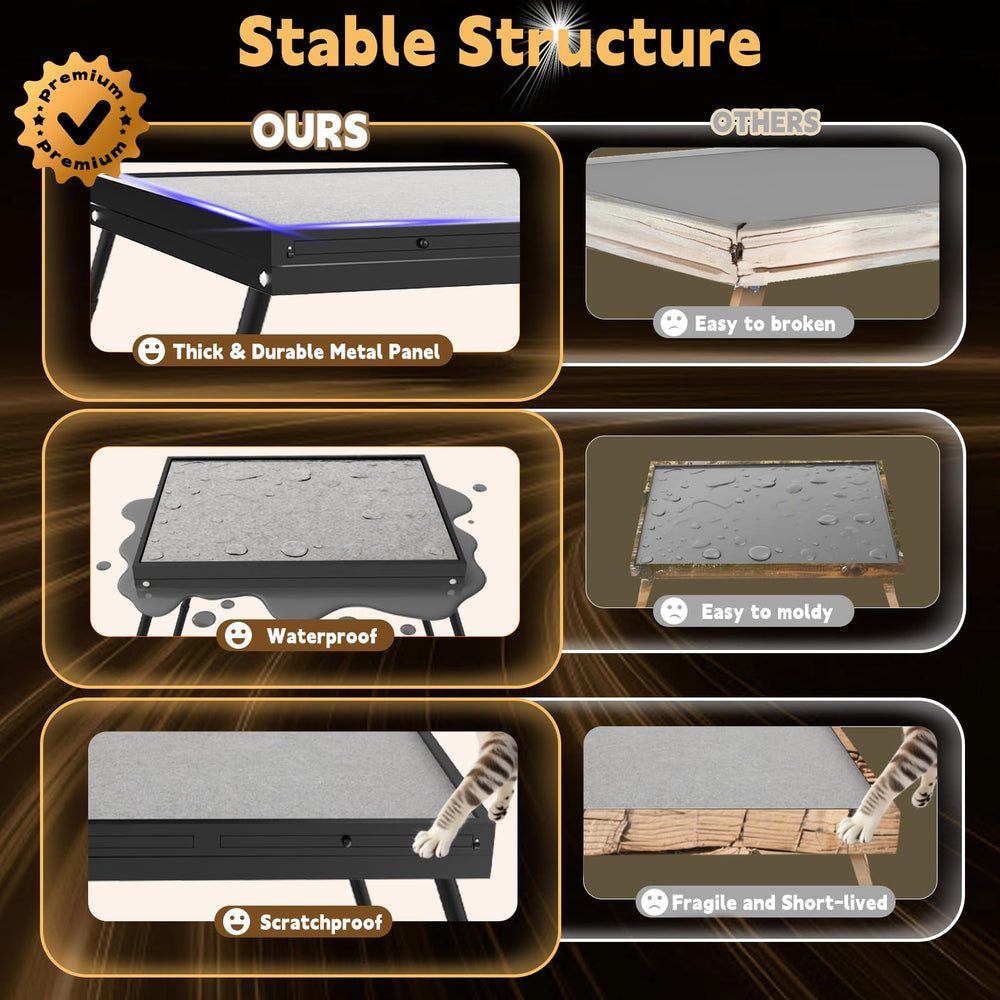 RAGOZONERY Puzzle Table five-tilt angles for ergonomic puzzling.
