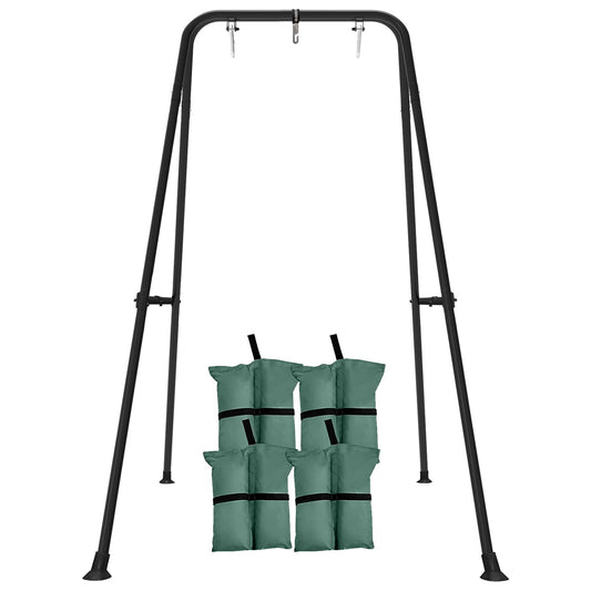 Ragozonery Swing Stand showing sturdy A-frame support for safe backyard play