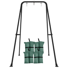 Ragozonery Swing Stand showing sturdy A-frame support for safe backyard play