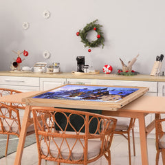Ragozonery Yacona Puzzle Board protective cover over pieces