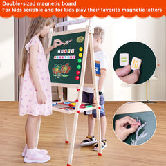 Ragstone Kids Easel chalkboard for freehand doodling and practice