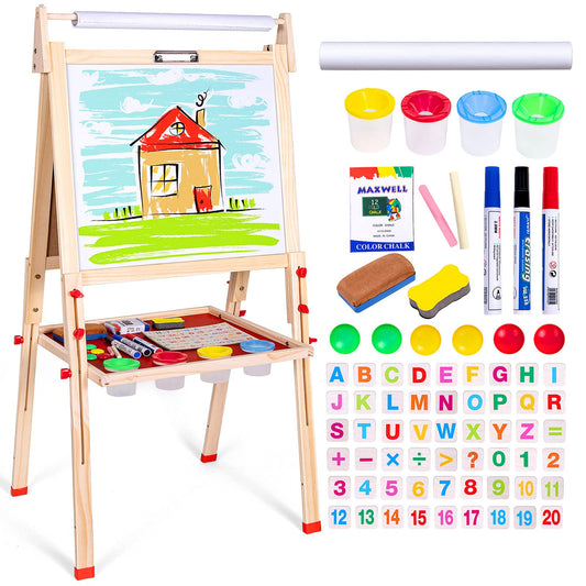 Ragstone Kids Easel with paper roll for continuous art sessions