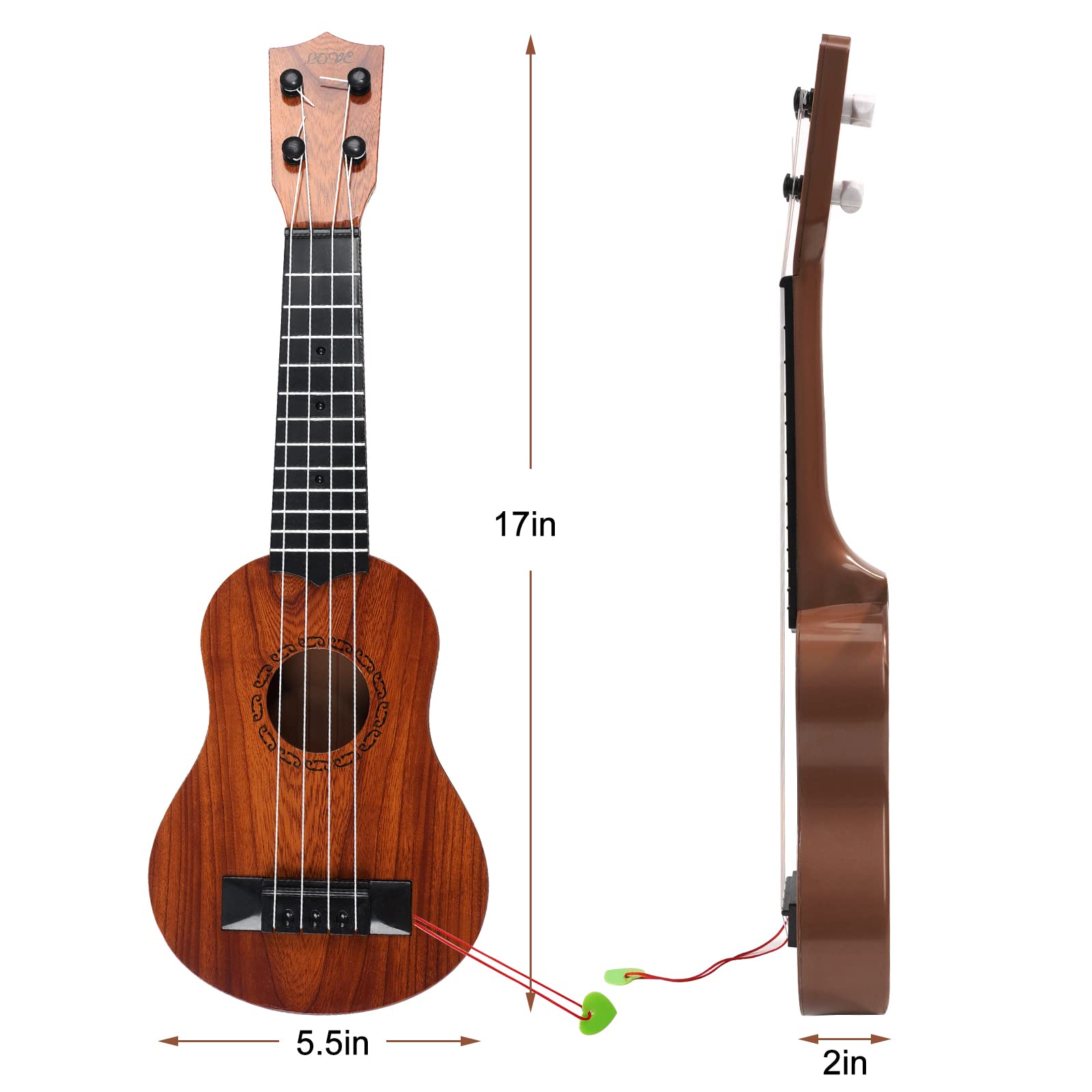 Raimy 17in kids ukulele-holiday-gift-ready inspires joyful musical moments.