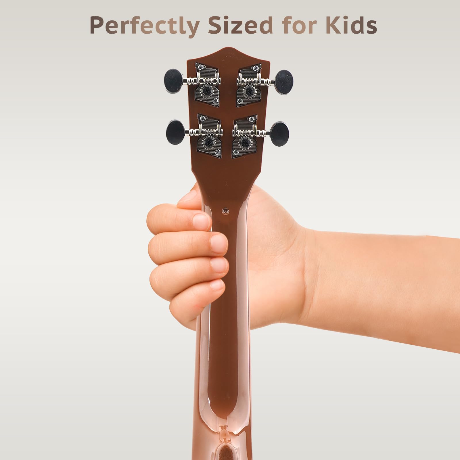 Gift-ready Raimy kids guitar for ages 3–7, combining fun and learning.