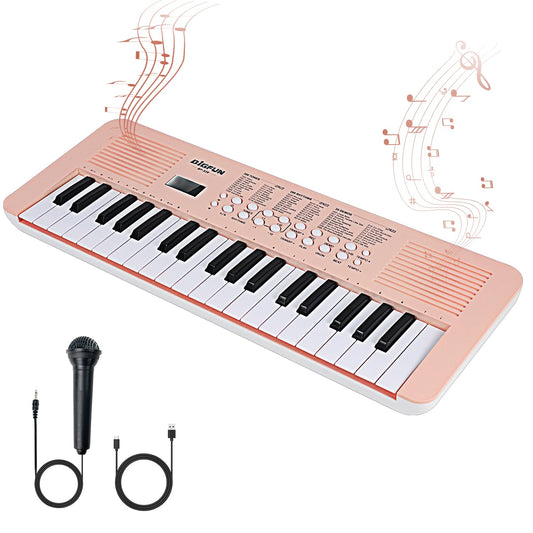 Raimy Kids Keyboard with dual speakers delivering bright, clear sound during playtime