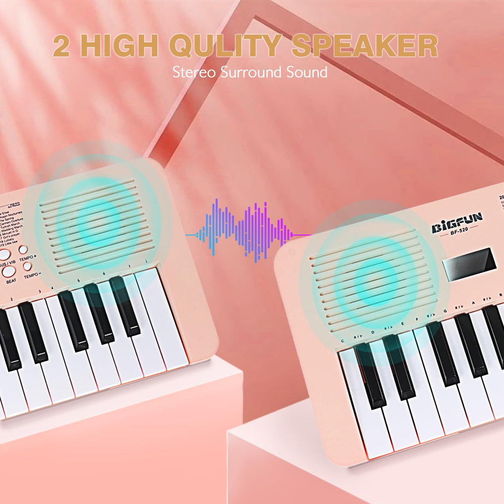 Raimy Kids Keyboard LED learning screen guiding melodies in real time