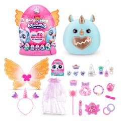 Rainbocorns Eggzania Fairy Mania Rhino with wings for imaginative fairy dress-up play
