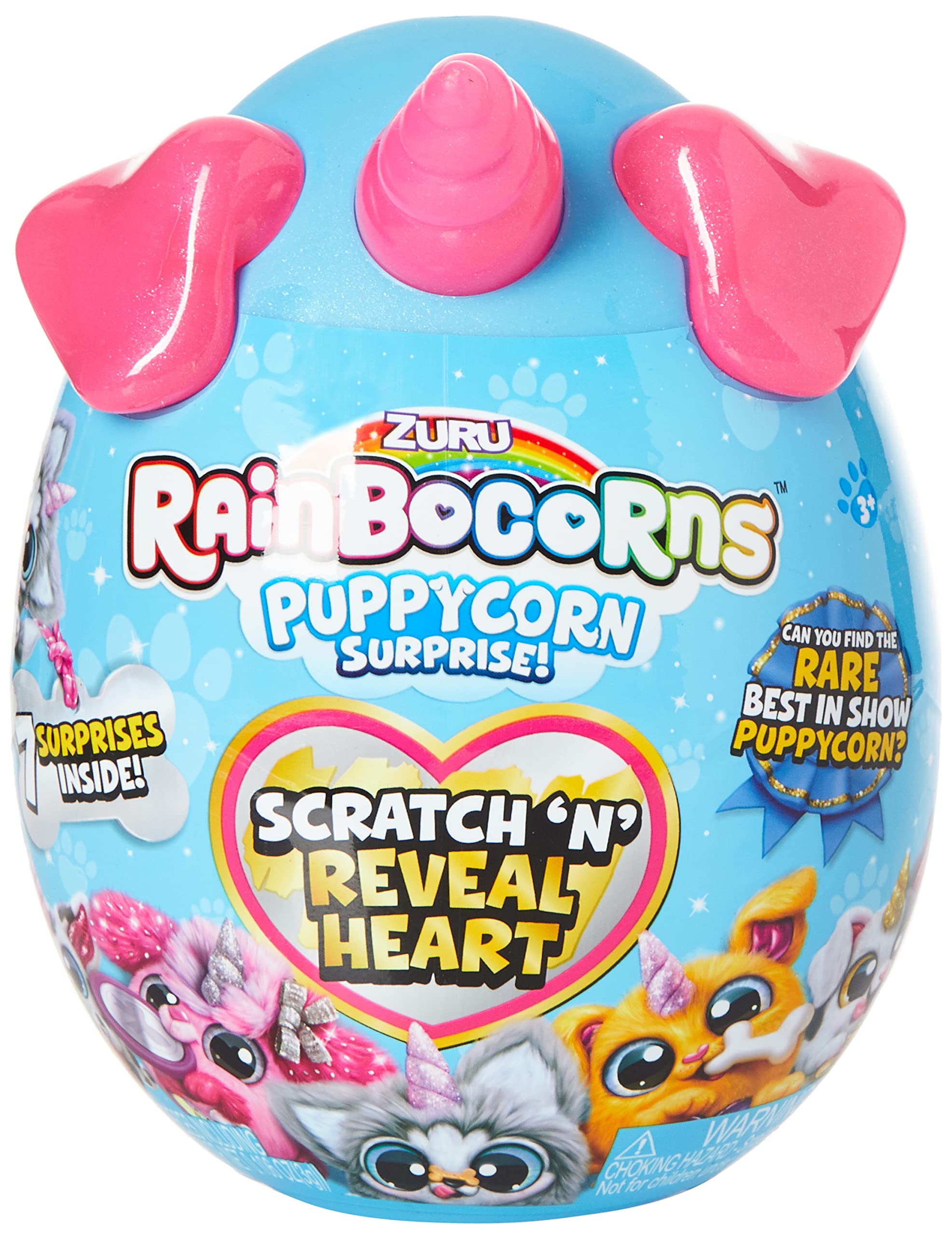 Rainbocorns Puppycorn Surprise unboxing moment highlights excitement and collectability.