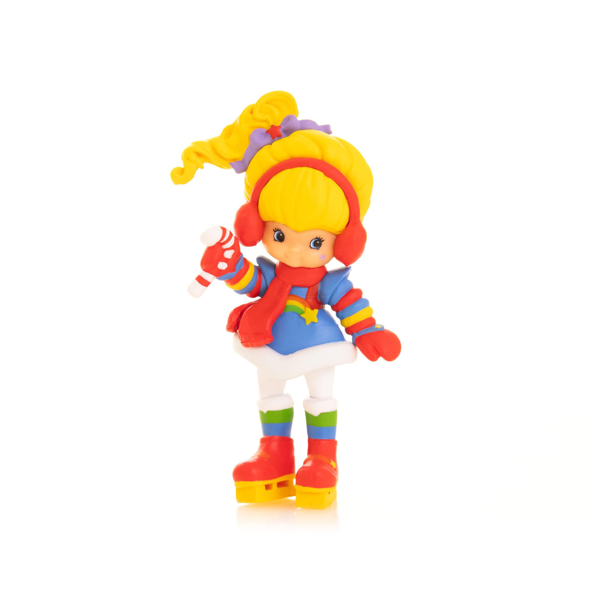 Rainbow Brite winter Cheebee figure in a bright box, ideal for display.