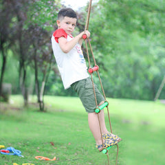 Rainbow Craft compact, portable ladder designed for quick setup and transport