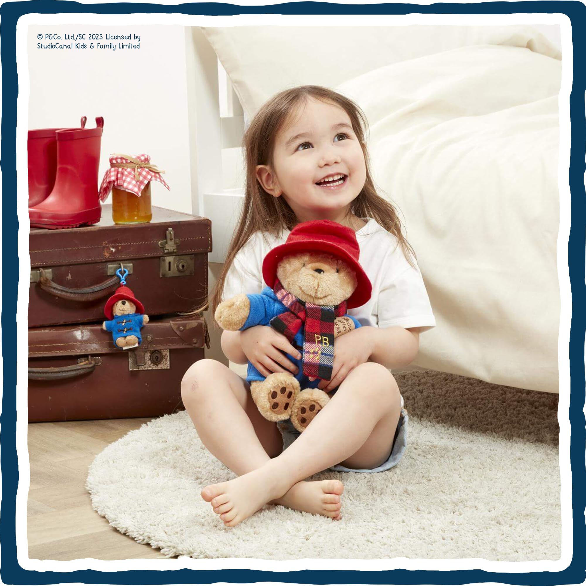 Rainbow Designs Paddington Bear dimensions 14x21x23-5 cm for compact display