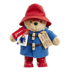 Rainbow Designs Paddington Bear suedette tag around neck invites care and storytelling