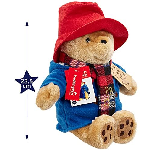 Rainbow Designs Paddington Bear with tartan scarf, nostalgic keepsake for collectors