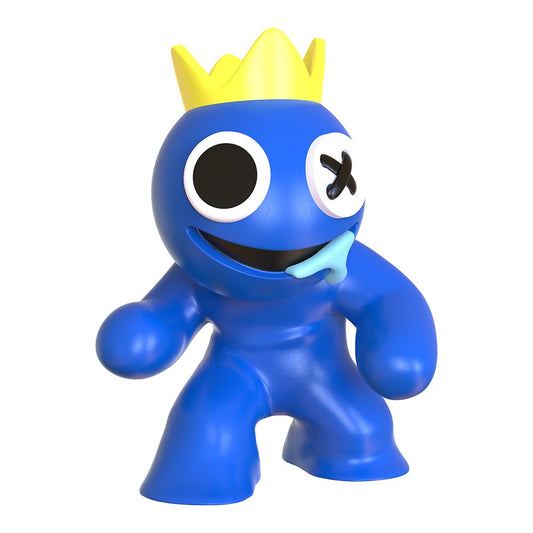 Rainbow Friends Blue vinyl figure in dynamic pose, perfect for display shelves and photo moments.