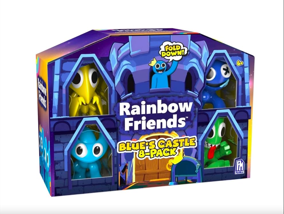 Rainbow Friends Blues Castle mini figure 1 ready for display and collection