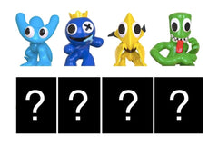 Rainbow Friends Blues Castle window box display shows visible figures while protecting mystery characters