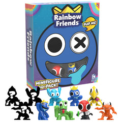 Rainbow Friends Series 2 minifigures front view for display and collection