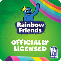 Rainbow Friends Series 2 minifigures in-hand shot highlights buildable storytelling