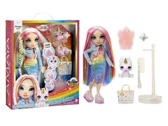 Rainbow High Amaya doll with vibrant hair for imaginative storytelling.