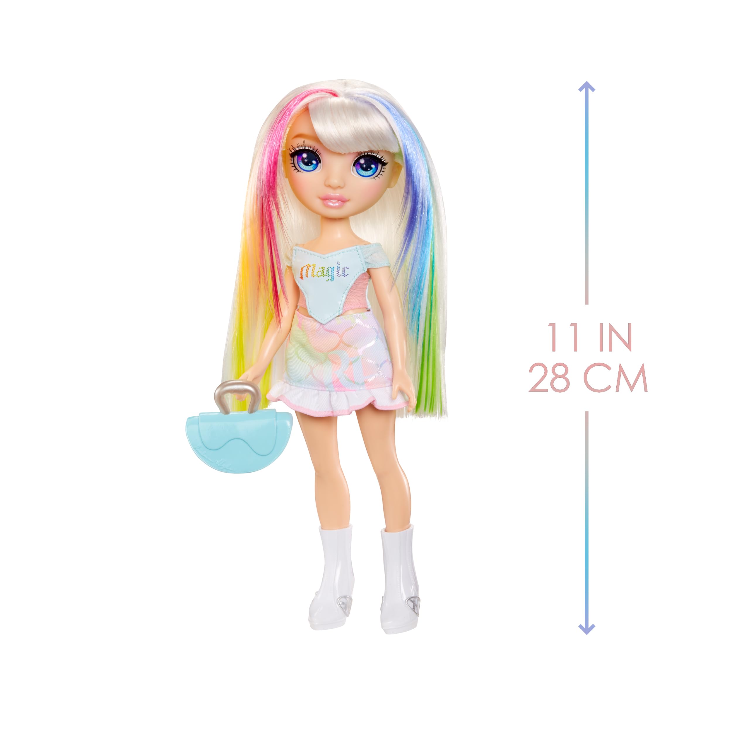 Rainbow High Amaya iridescent rainbow skirt adds colorful flair to scenes